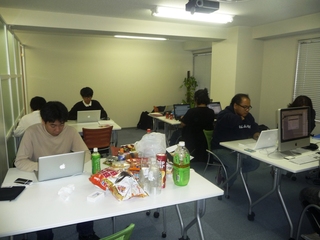 Hackathonの様子