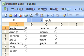 重複している英単語を探す