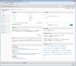 WordPress 3.0日本語版