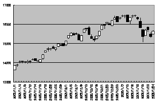 2005年11月以降の日経平均株価の動き
