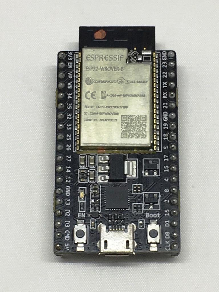 ESP32-WROVER-B開発ボードの「ESP32-DevKitC-VB」